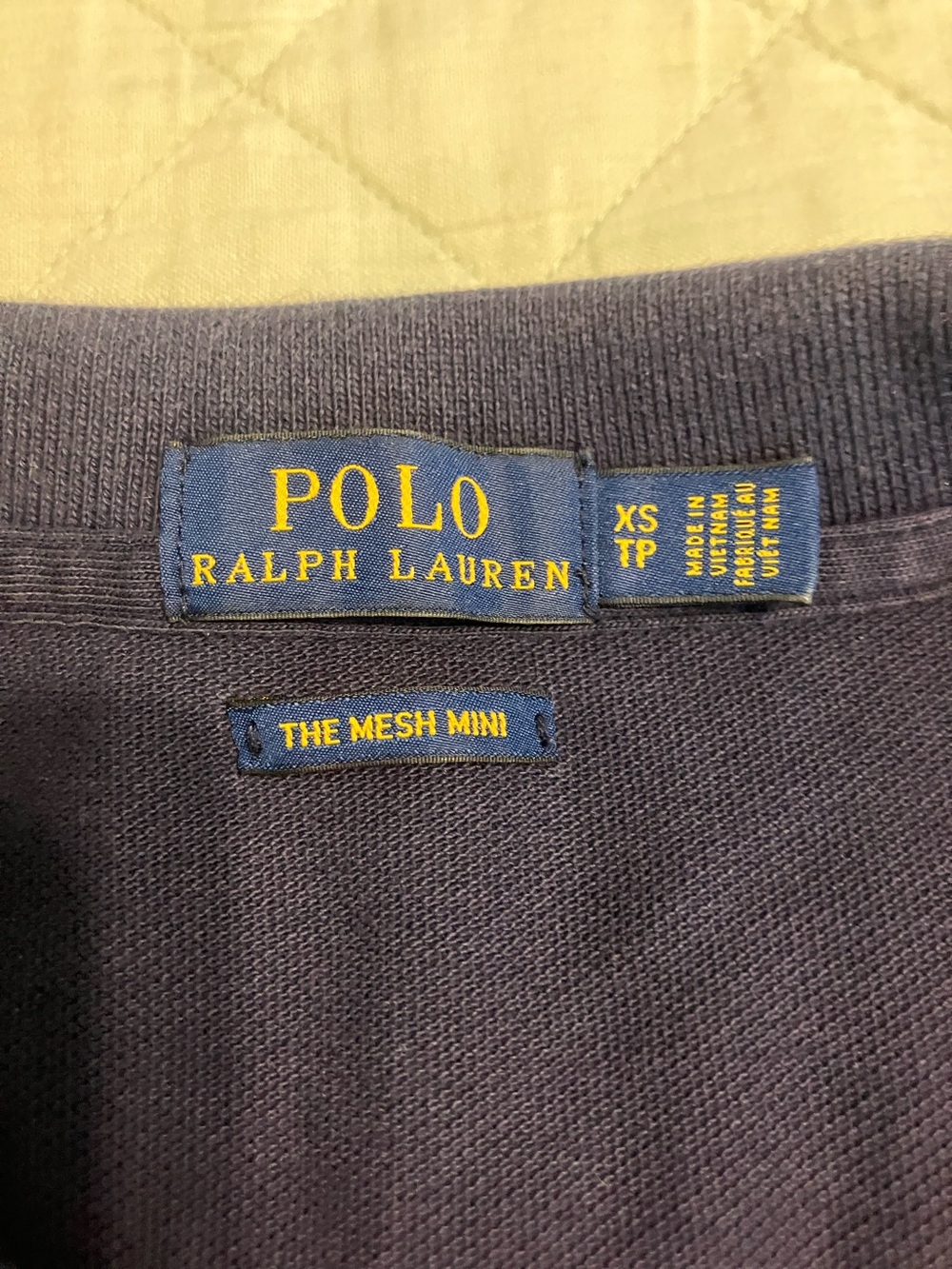 Ralph Lauren Navy Polo Shirt Dress with White Pony - Picture 2 of 4